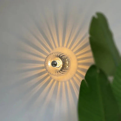 Minimalistische Glazen Wandlamp – Warm Sfeerlicht voor Woonkamer & Hal