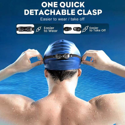 Zwembril Groot Gezichtsveld Anti-Condens Siliconen Verstelbaar Comfortabel Unisex Zwemmen Watersport