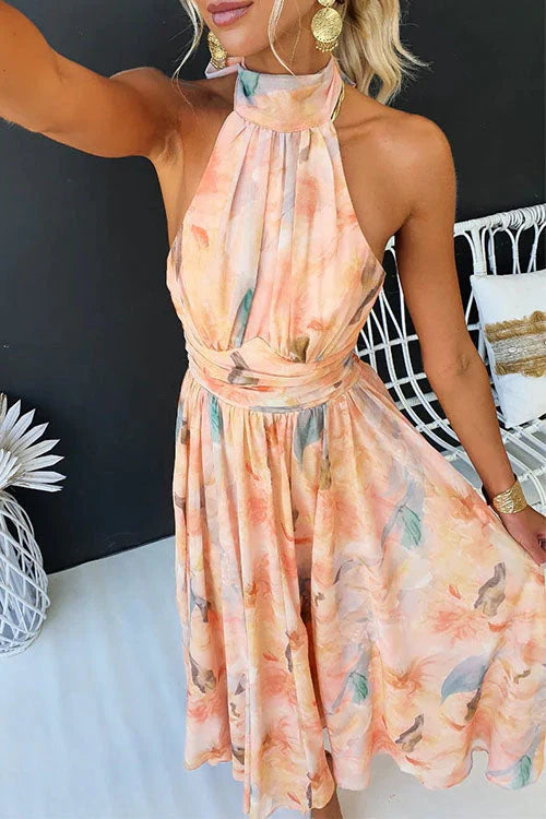 Aquarel Maxi-Jurk Sandra | Elegante Zomerjurk 3