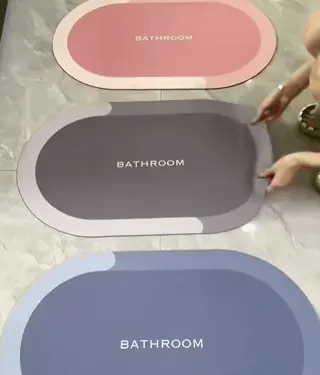 Sneldrogende Badmat met Antislip Onderkant – Extra Absorberend voor Badkamer, Toilet en Balkon