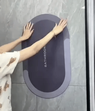Sneldrogende Badmat met Antislip Onderkant – Extra Absorberend voor Badkamer, Toilet en Balkon