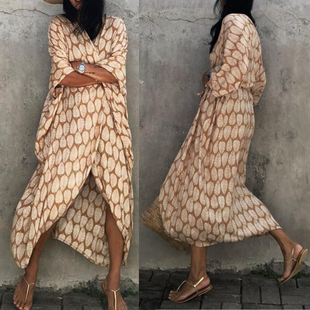Kimono Jurk Zomer Strandjurk Vrouw