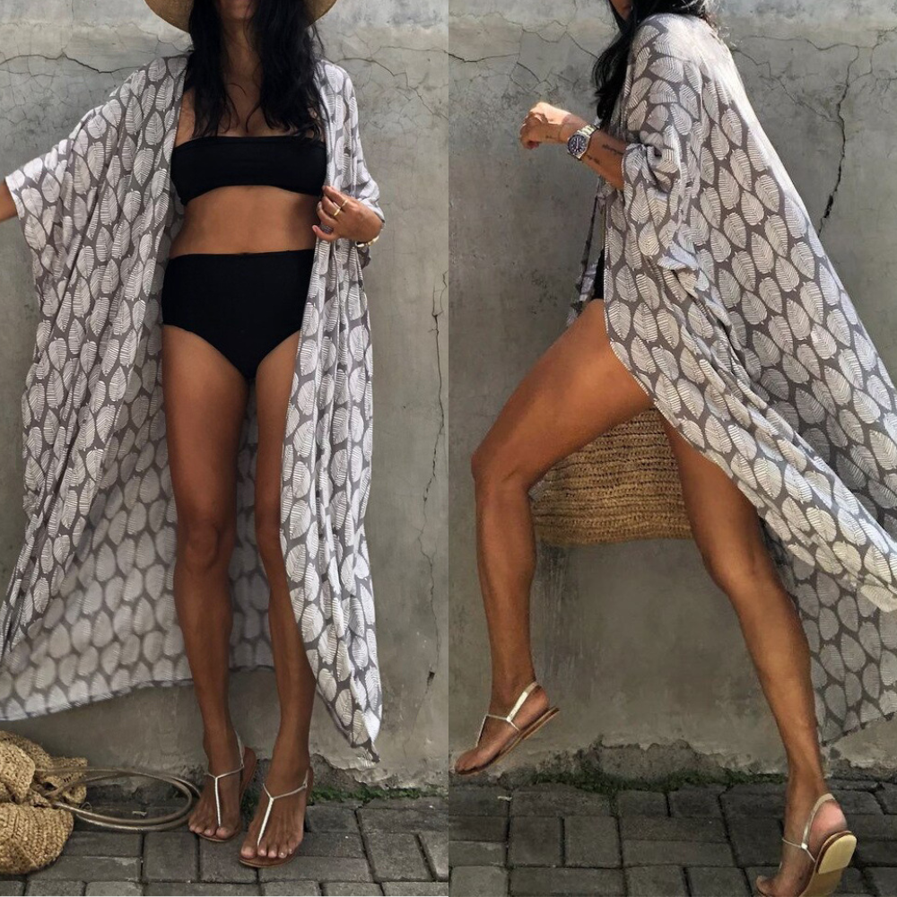 Kimono Jurk Zomer Strandjurk Vrouw
