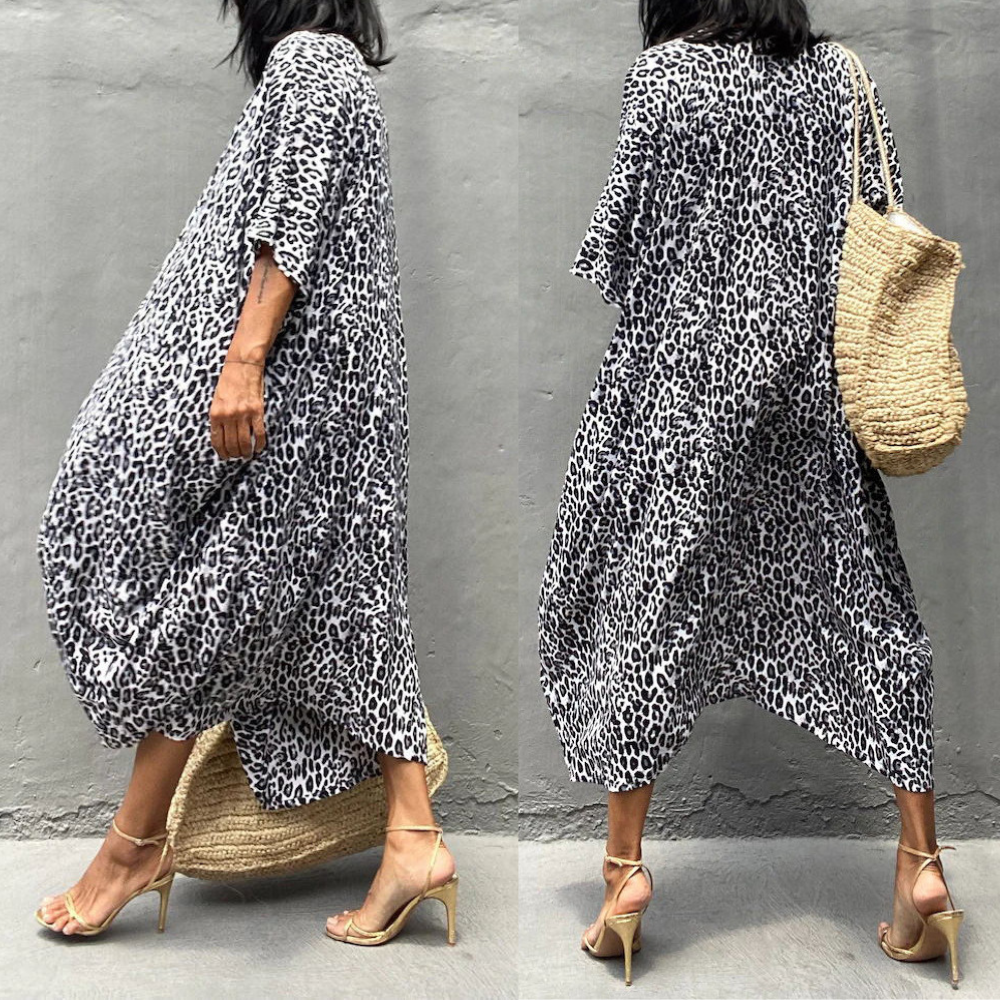 Kimono Jurk Zomer Strandjurk Vrouw
