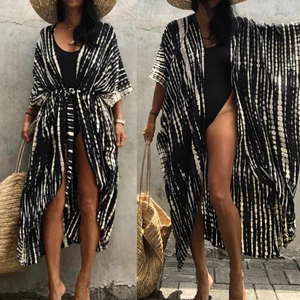 Kimono Jurk Zomer Strandjurk Vrouw