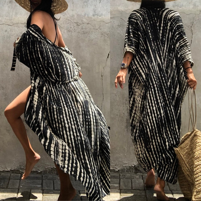 Kimono Jurk Zomer Strandjurk Vrouw