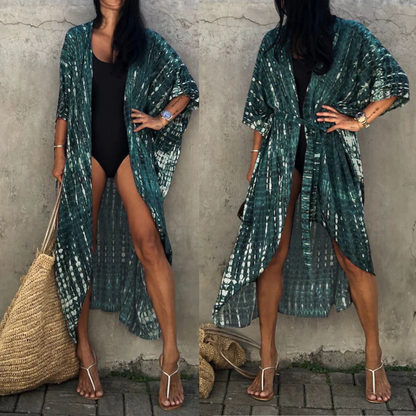 Kimono Jurk Zomer Strandjurk Vrouw