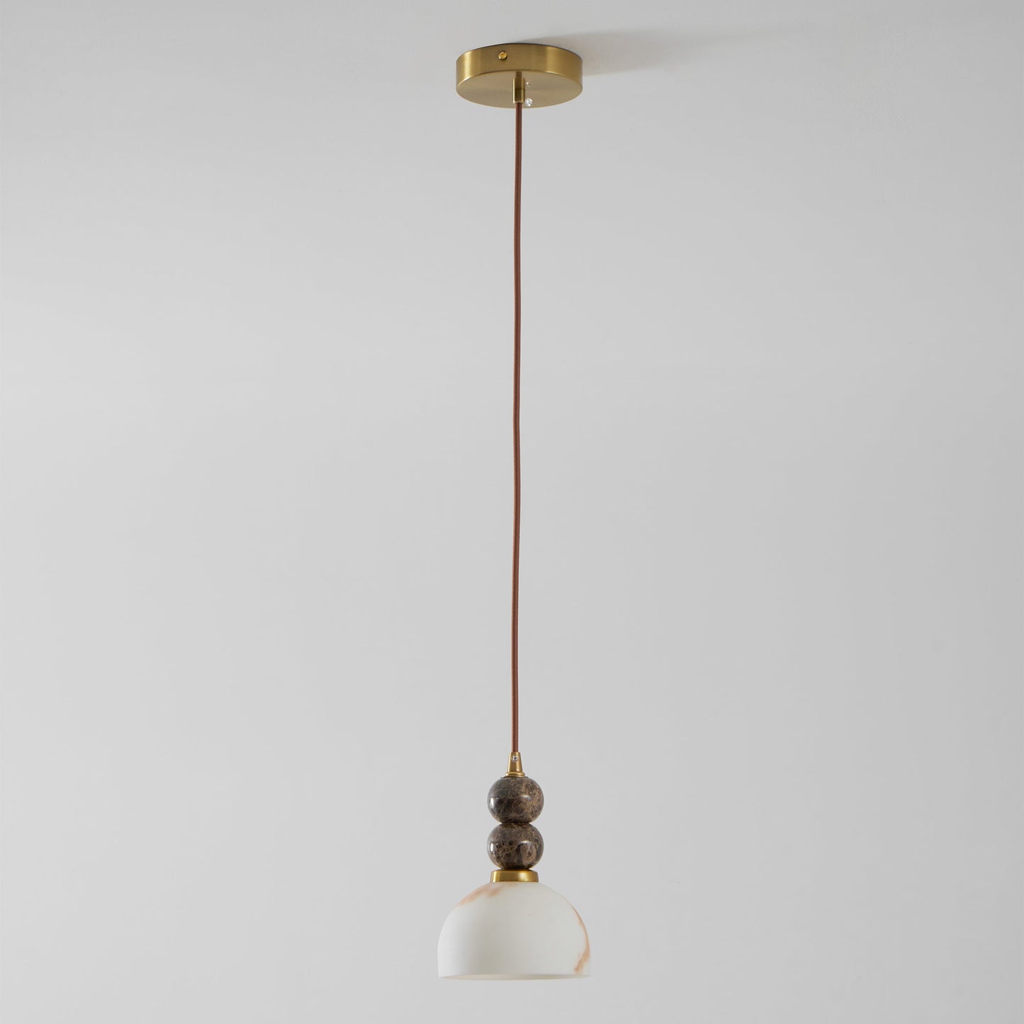 Hanglamp met Marmer en Imitatie Albast – Elegant Design met Zacht Licht