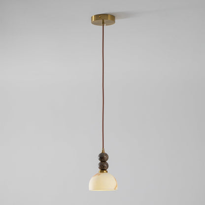 Hanglamp met Marmer en Imitatie Albast – Elegant Design met Zacht Licht