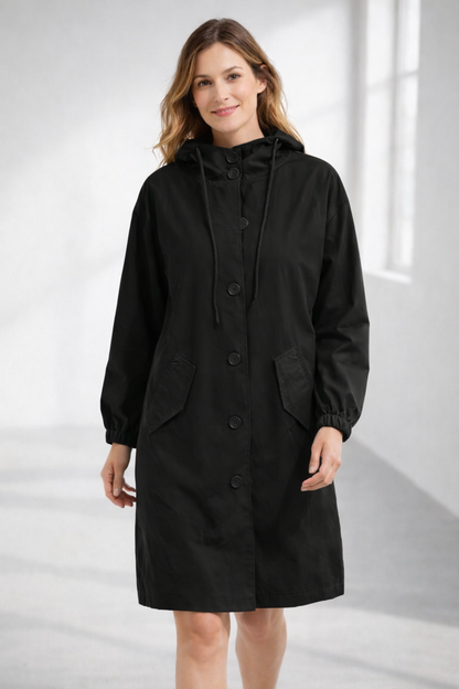 Arlina | Giacca da donna con cappuccio di media lunghezza 14