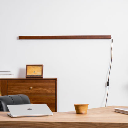 Ronde Houten Wandlamp met LED — Scandinavisch Design met Dimfunctie — Verkrijgbaar in Drie Maten