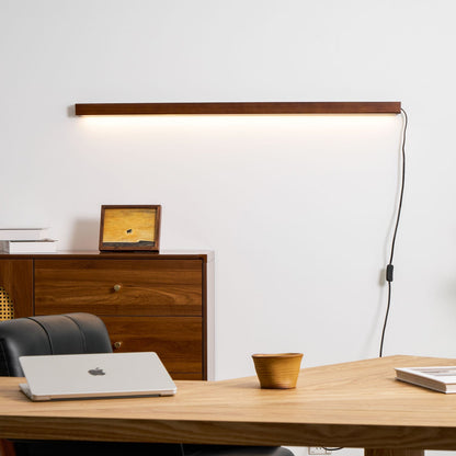 Ronde Houten Wandlamp met LED — Scandinavisch Design met Dimfunctie — Verkrijgbaar in Drie Maten
