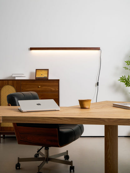 Ronde Houten Wandlamp met LED — Scandinavisch Design met Dimfunctie — Verkrijgbaar in Drie Maten