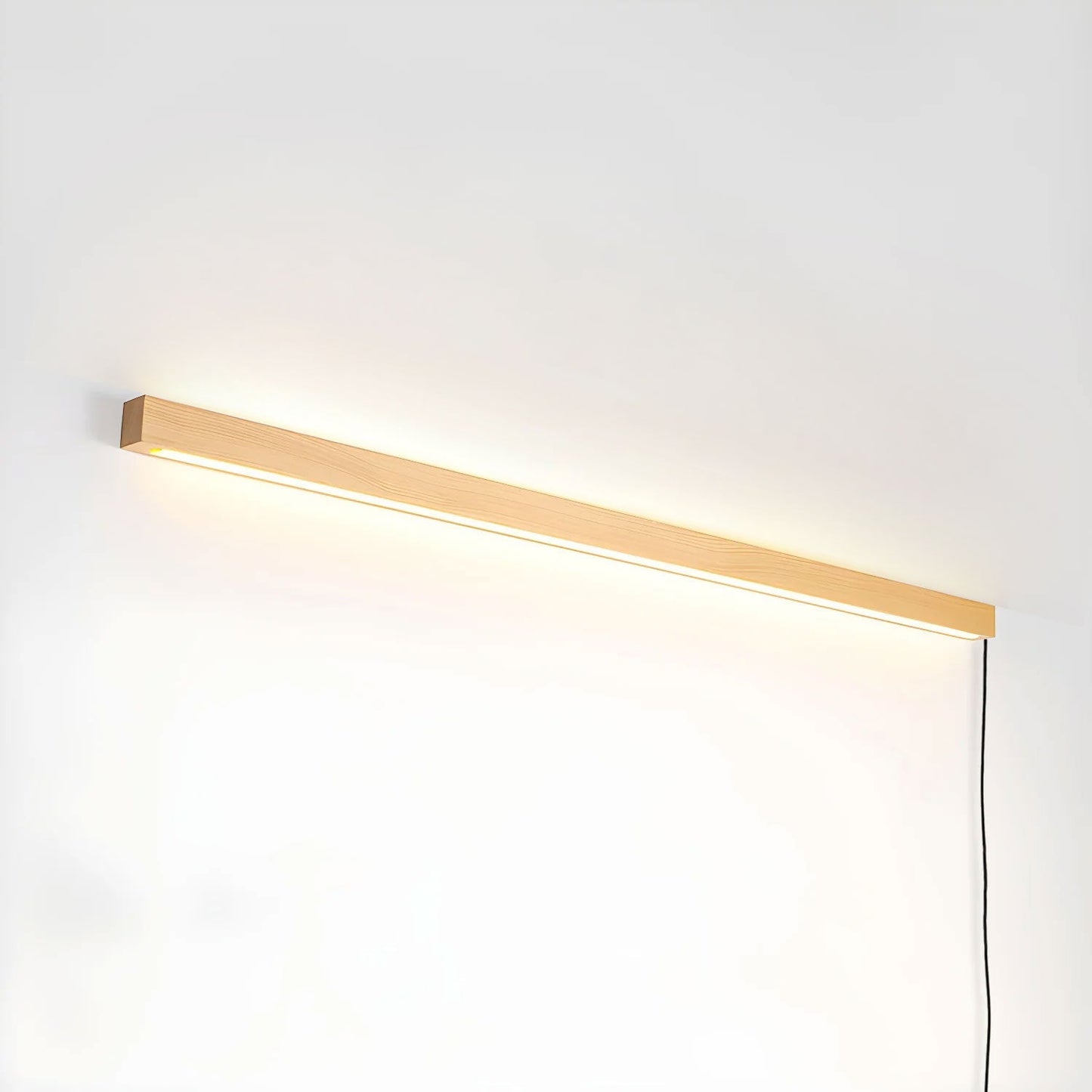 Ronde Houten Wandlamp met LED — Scandinavisch Design met Dimfunctie — Verkrijgbaar in Drie Maten