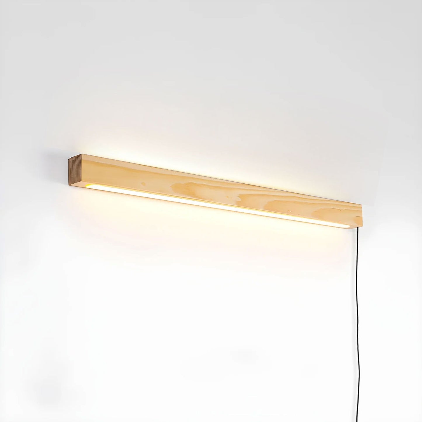 Ronde Houten Wandlamp met LED — Scandinavisch Design met Dimfunctie — Verkrijgbaar in Drie Maten