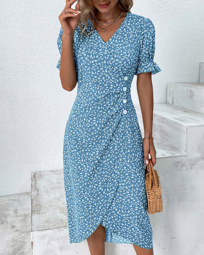 Zomerjurk Elegante Snit Vrouwelijk Leda Model