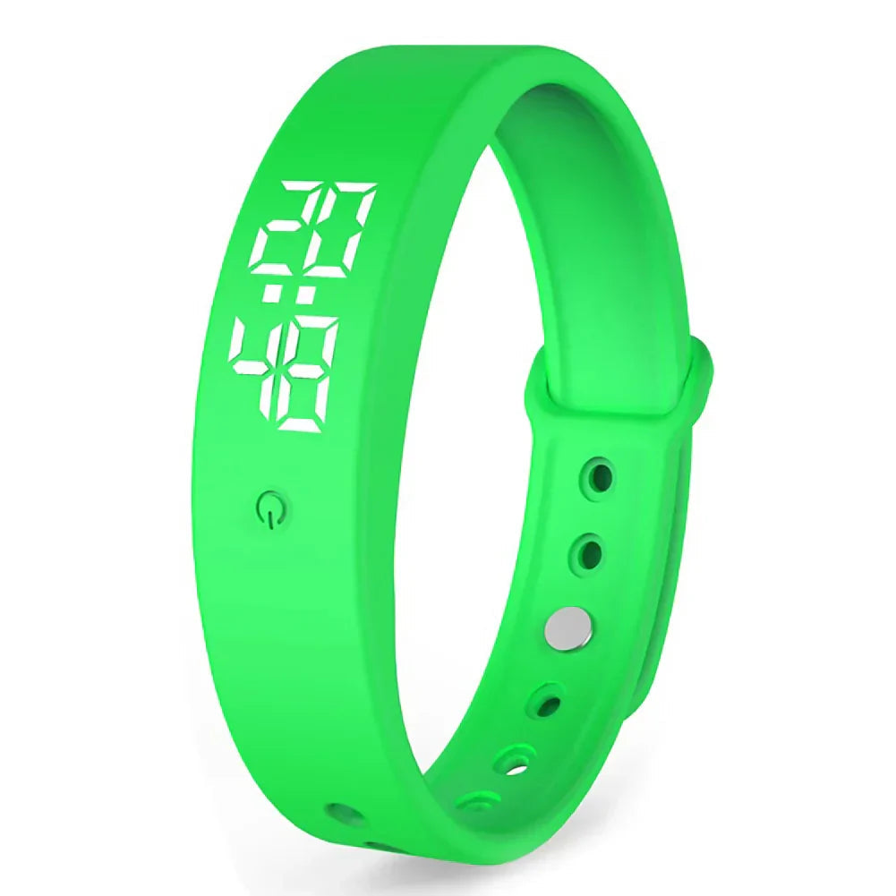 Waterdichte smartwatch met trilalarm, temperatuurmeting en fitnesstracking