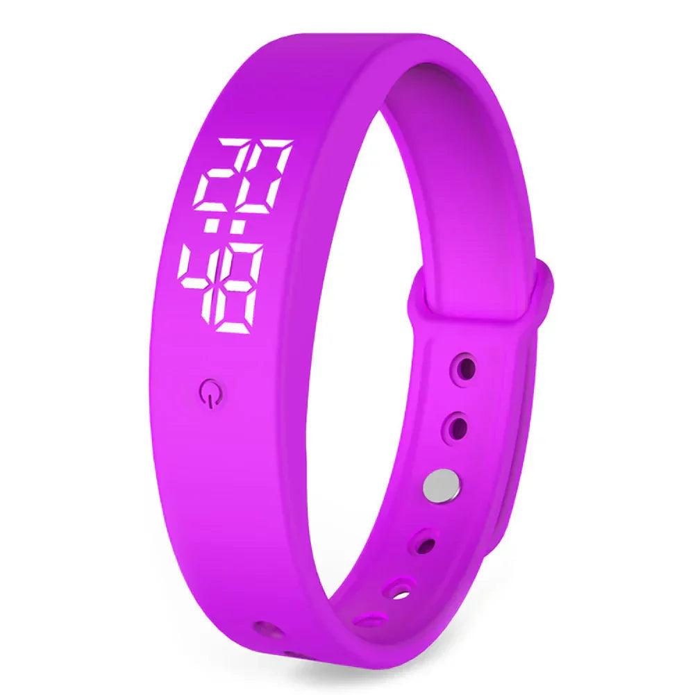Waterdichte smartwatch met trilalarm, temperatuurmeting en fitnesstracking