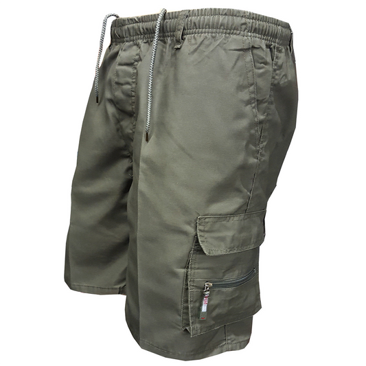 Heren Cargo Broek Zwart Katoen Shorts - StudioMarella