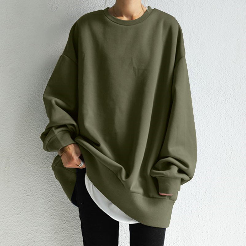 Damestrui Oversized Lange Zachte Trui voor Vrouw