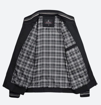 Leren Look Jas voor Heren Casual Stijl
