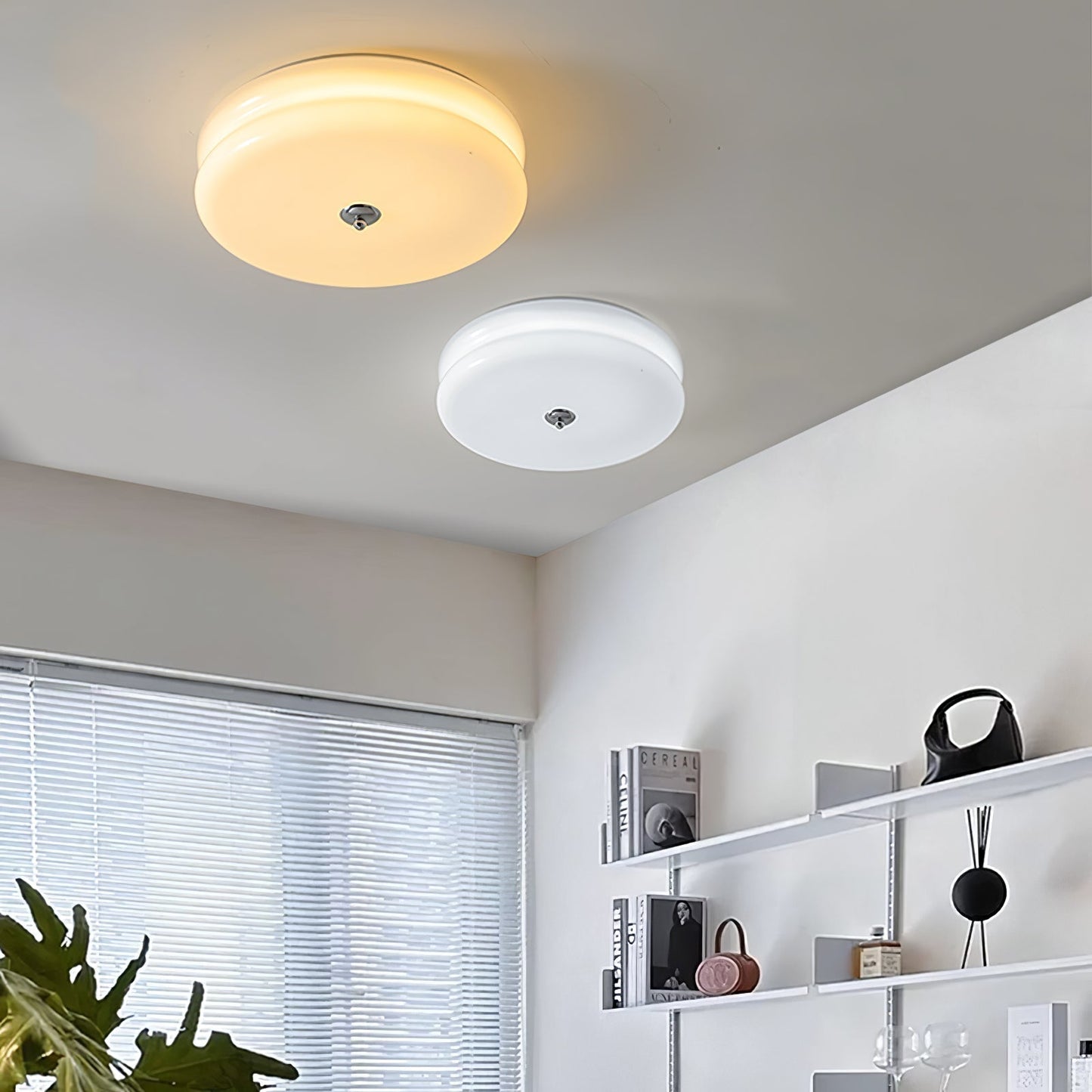 Art deco plafondlamp met geometrisch design en warm ledlicht voor stijlvolle interieurs