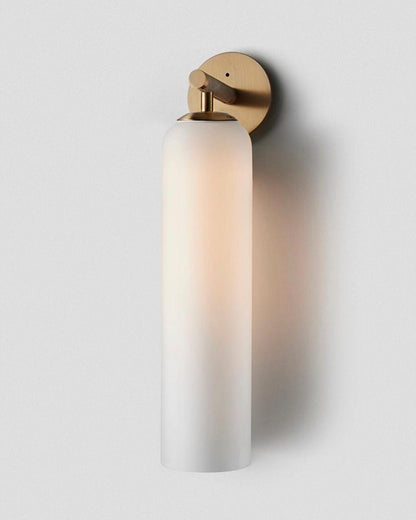 Glazen wandlamp met cilindervorm – elegante wandverlichting voor binnen