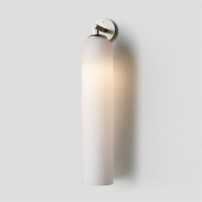 Glazen wandlamp met cilindervorm – elegante wandverlichting voor binnen