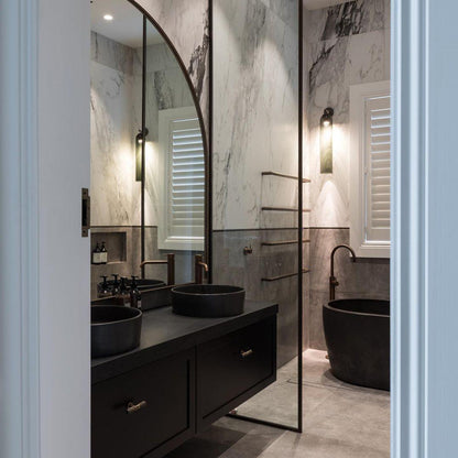 Glazen wandlamp met cilindervorm – elegante wandverlichting voor binnen
