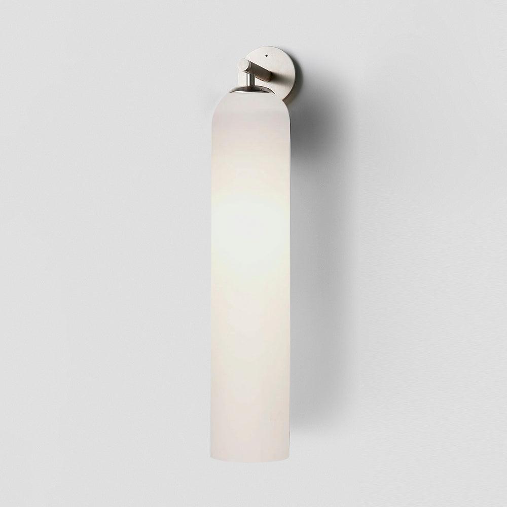 Glazen wandlamp met cilindervorm – elegante wandverlichting voor binnen