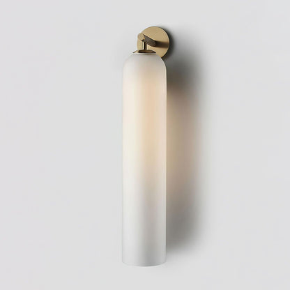 Glazen wandlamp met cilindervorm – elegante wandverlichting voor binnen