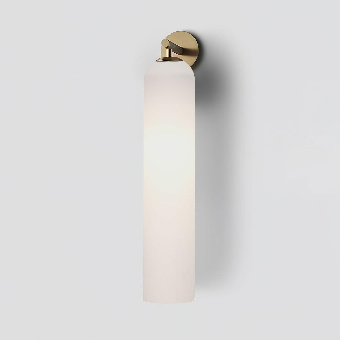 Glazen wandlamp met cilindervorm – elegante wandverlichting voor binnen