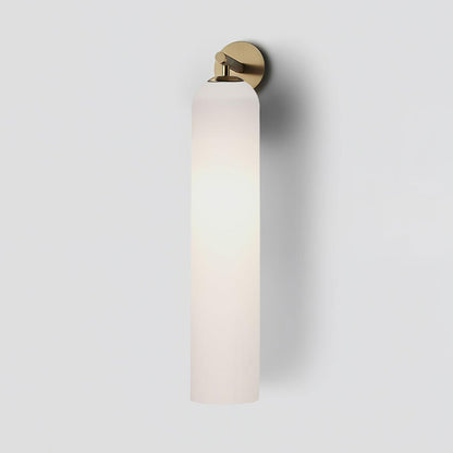 Glazen wandlamp met cilindervorm – elegante wandverlichting voor binnen