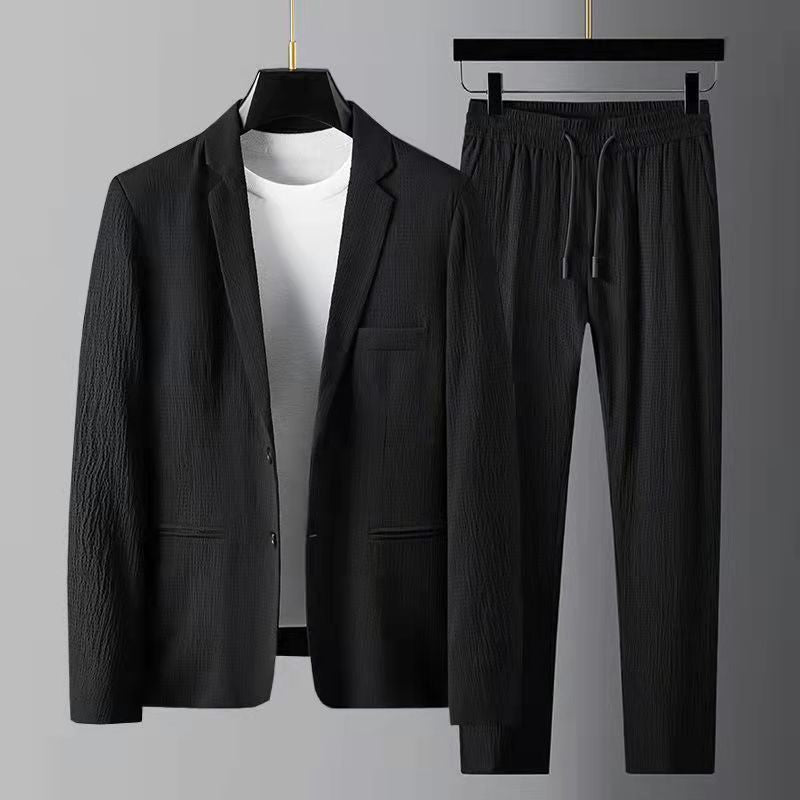 Herenslimfit Blazer en Broek Set - StudioMarella