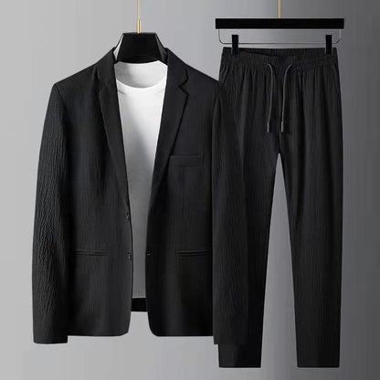 Herenslimfit Blazer en Broek Set - StudioMarella