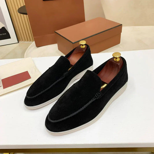 Elegante Mocassino Heren Schoenen Leer Zwart - StudioMarella