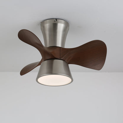 Moderne Plafondventilator met Verlichting en Houten Bladen – 3 Snelheden & Afstandsbediening 55cm