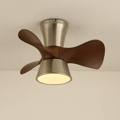 Moderne Plafondventilator met Verlichting en Houten Bladen – 3 Snelheden & Afstandsbediening 55cm