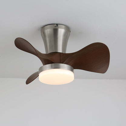 Moderne Plafondventilator met Verlichting en Houten Bladen – 3 Snelheden & Afstandsbediening 55cm