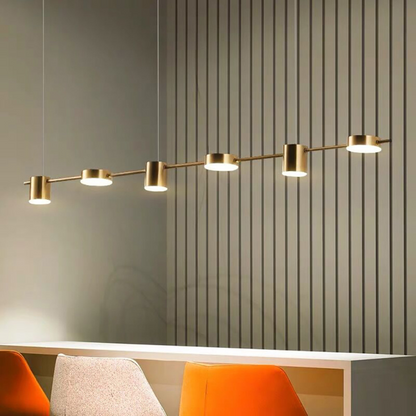 Hanglamp Aluminium Zwart Goud LED 3 5 6 Lichts Keuken Woonkamer Eetkamer Plafondlamp Spotlamp Industrieel Modern