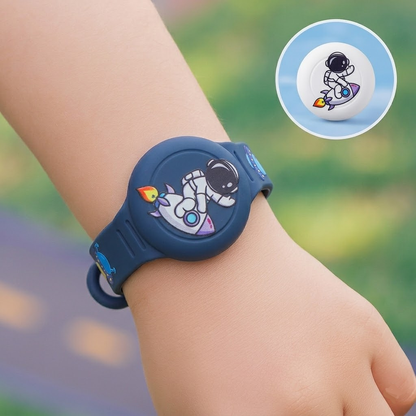 Siliconen Kinderarmband met Tracker-houder | Verstelbaar Sportarmband Speelse Designs