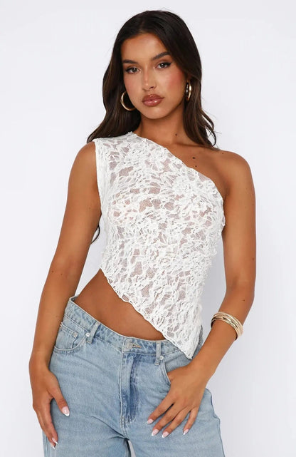 Asymmetrische Top met Kant - StudioMarella