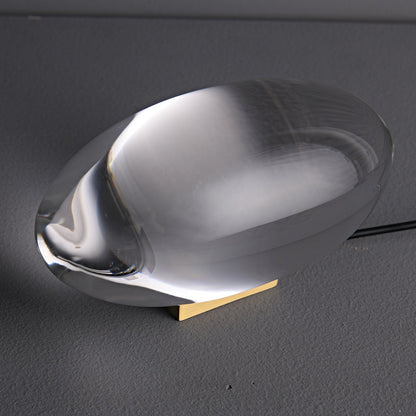 Marsman tafellamp LED kristalglas chroom binnen sfeerverlichting designlamp projectie lamp modern interieur nachtkastje dressoir verlichting