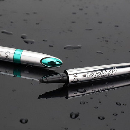 Wenkbrauwpotlood met 4 Punten Waterdichte Microblading Styling Pen voor Natuurlijke Haarlook Duurzaam tot 36 Uur Langdurig