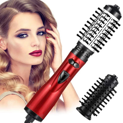 Roterende Föhn Styling Borstel 2-in-1 Volumizing Borstelset voor Droog & Krullend Haar