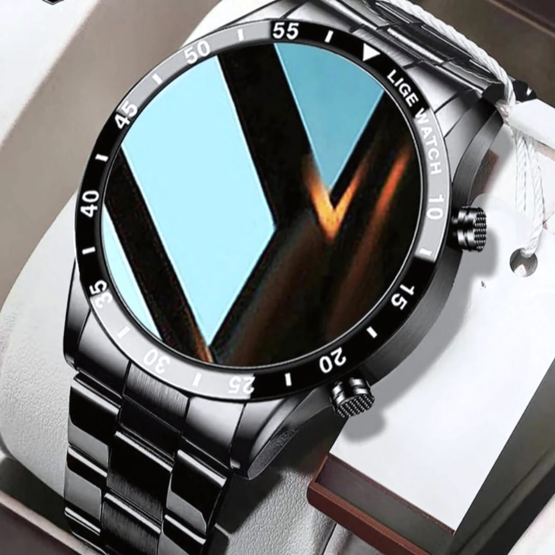 Smartwatch met AMOLED-Display en 4G Connectiviteit – Stijlvol Horloge met Gezondheidstracking