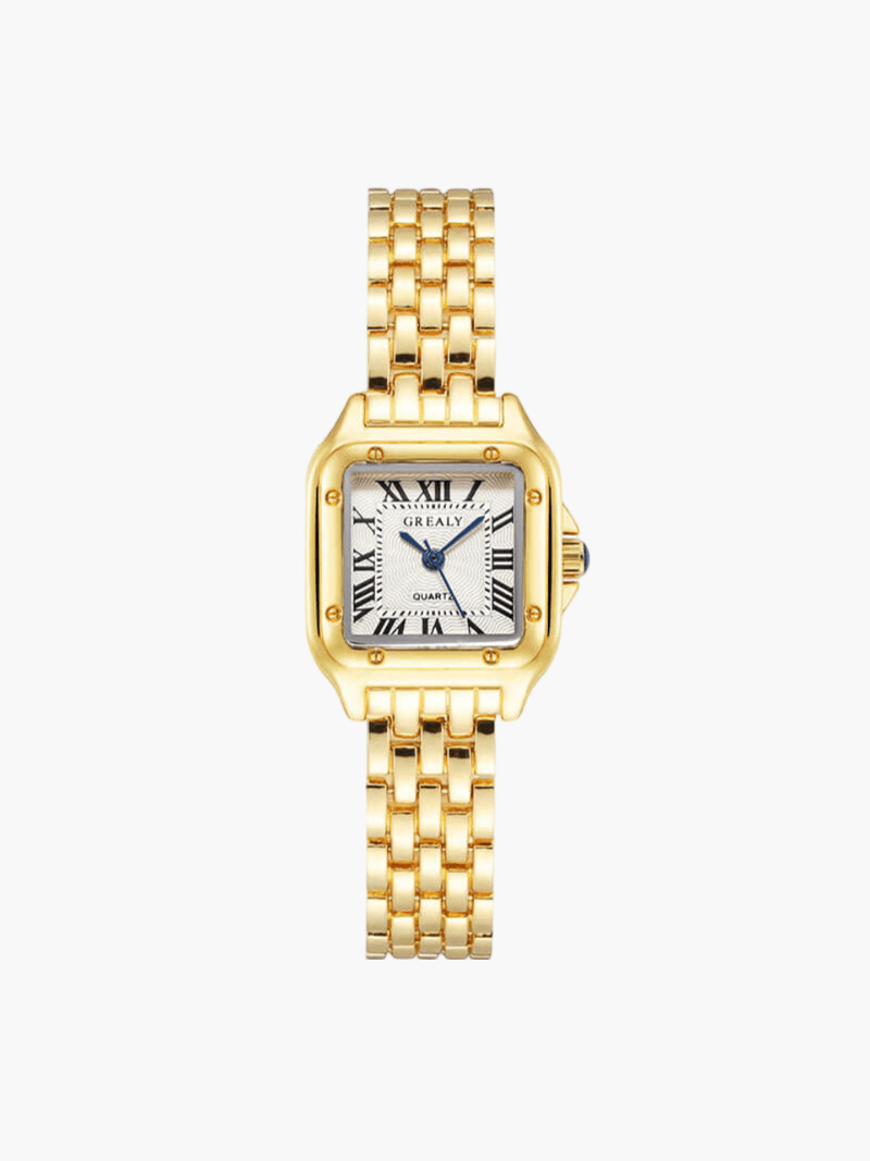 Dameshorloge Quartz Vintage Look Goud of Zilver