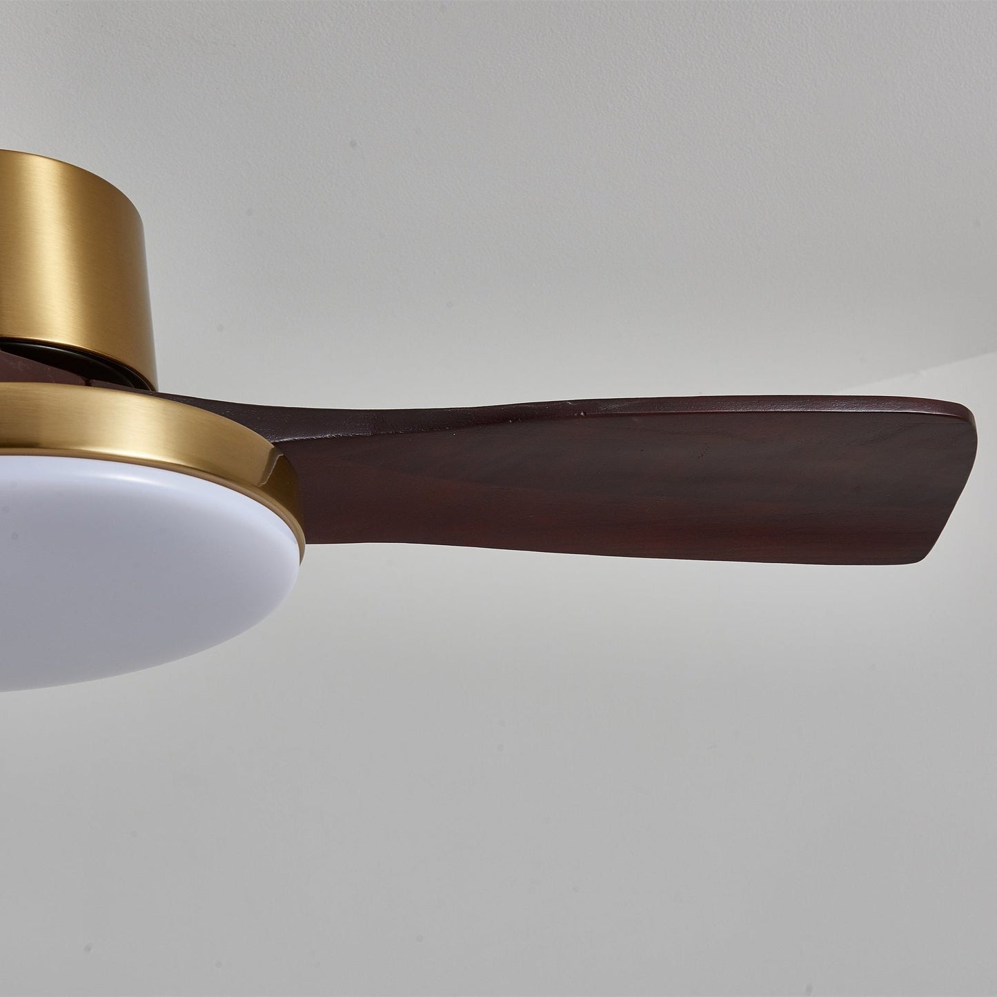 Moderne Plafondventilator met Verlichting – Houten Bladen & Afstandsbediening