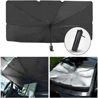 Opvouwbare Voorruit Zonwering Auto Parasol UV Bescherming Zonnescherm Warmte Reflectie Compacte Opslag