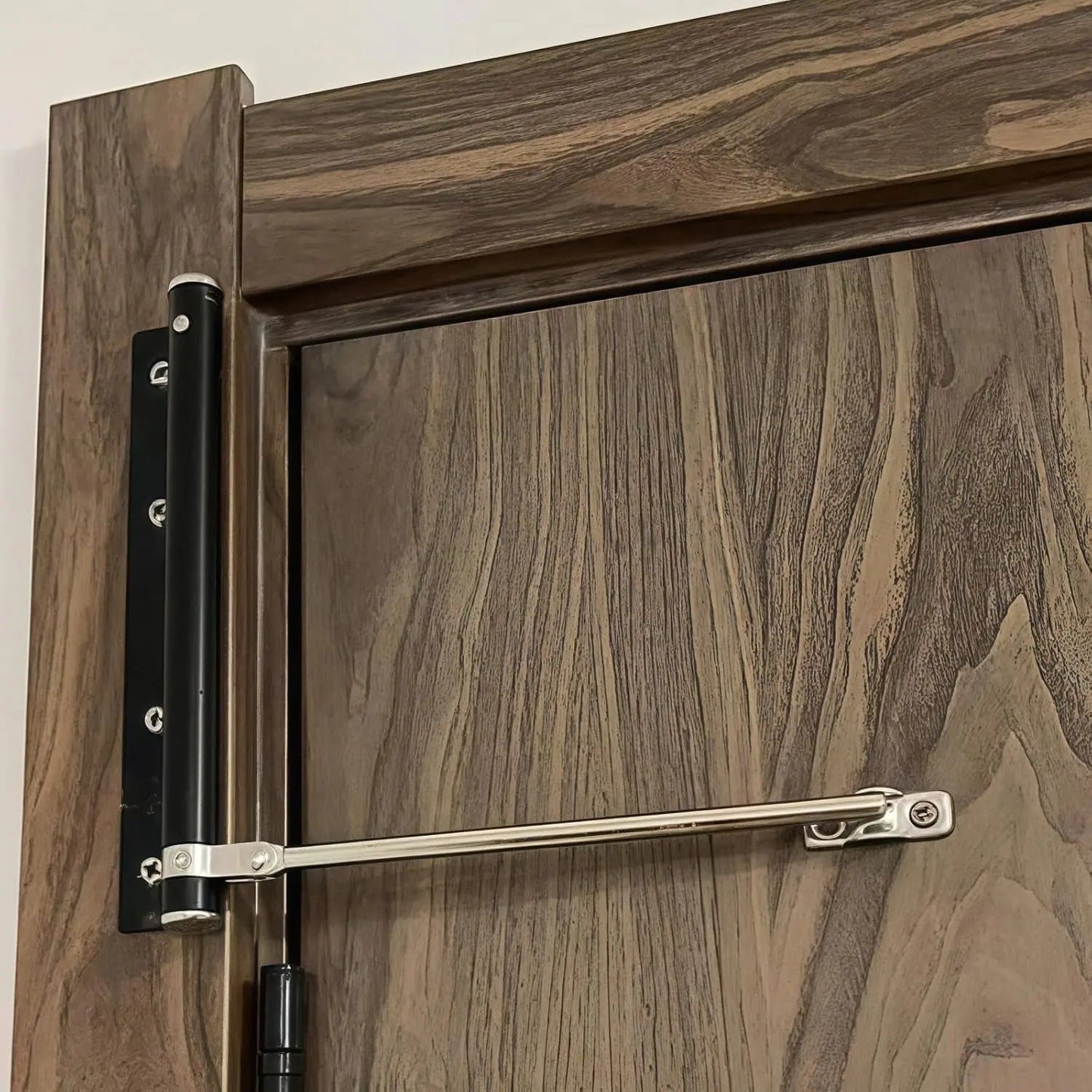 Automatische Deurdranger Edelstaal 4 Snelheidsstanden 18,5x17,5cm Zacht Sluitend Deur Sluiter Woonkamer Slaapkamer Kantoor Links Rechts Universeel